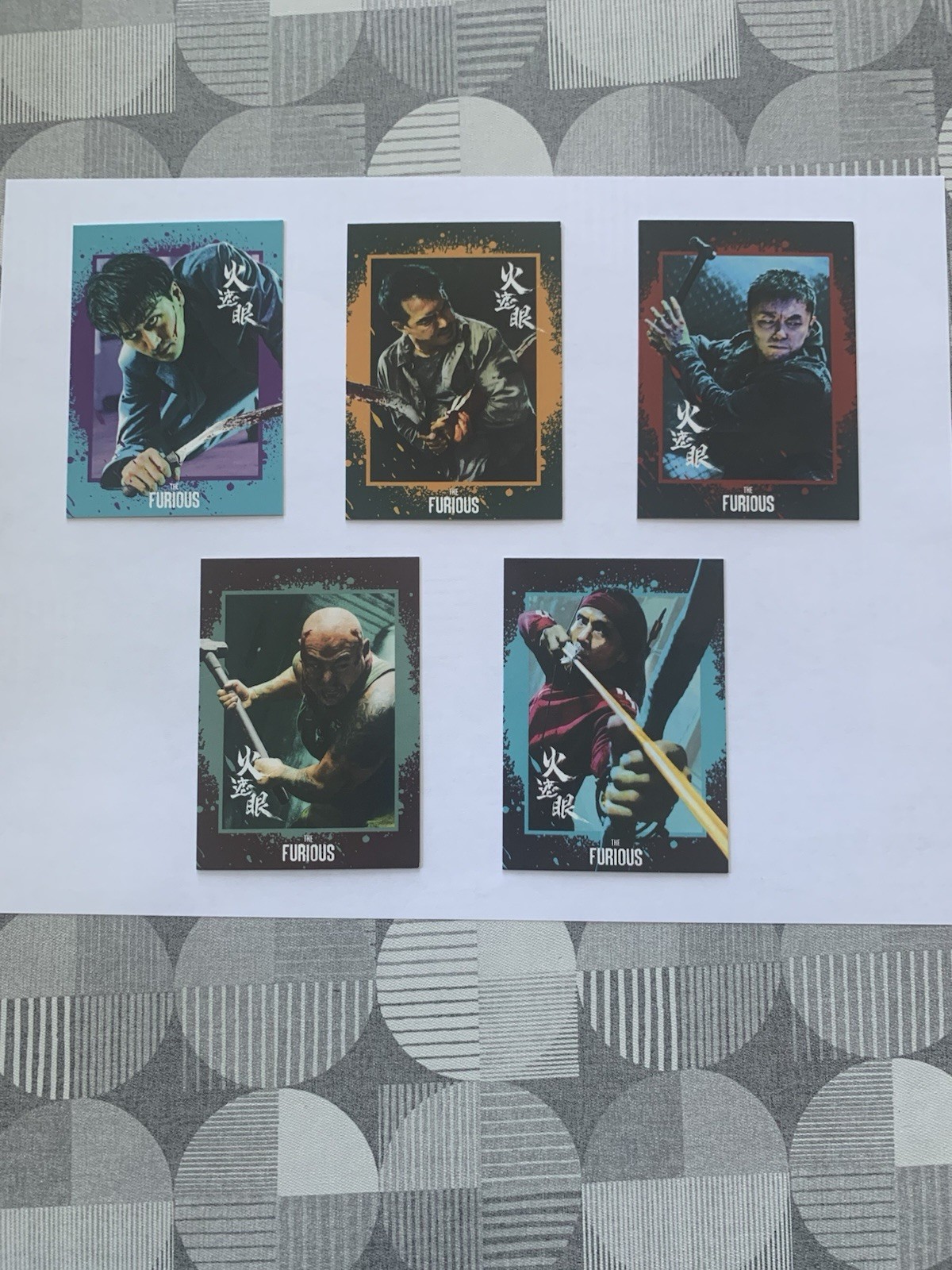 (5) The Furious Cards Movie Promo Full Set 2026 AMC Collectible Brand New Film