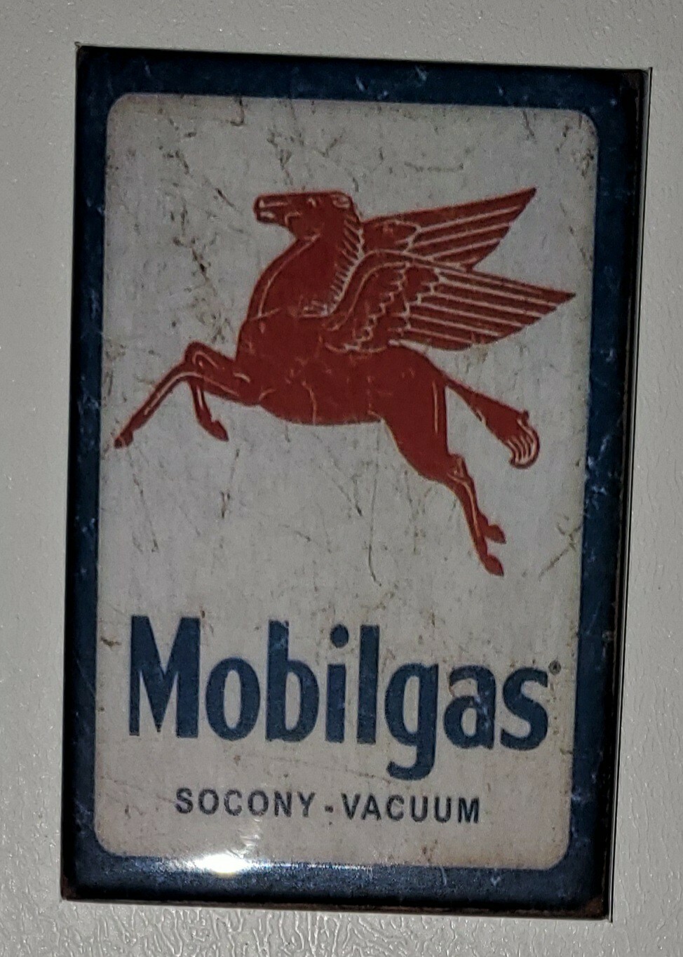 Mobilgas Pegasus Mobil Oil Advertisement Refrigerator Magnet 2″ by 3″