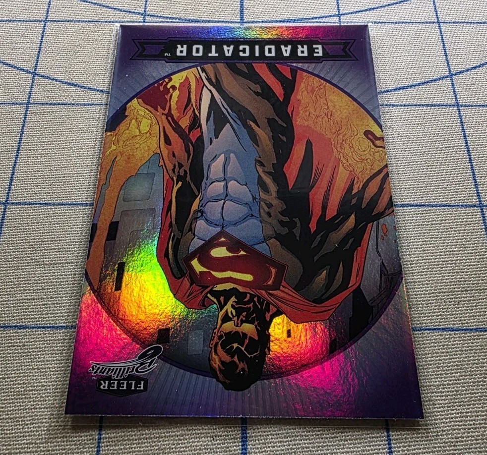 Fleer Brilliants Superman – Eradicator #68 Purple Parallel – DC Comics Card
