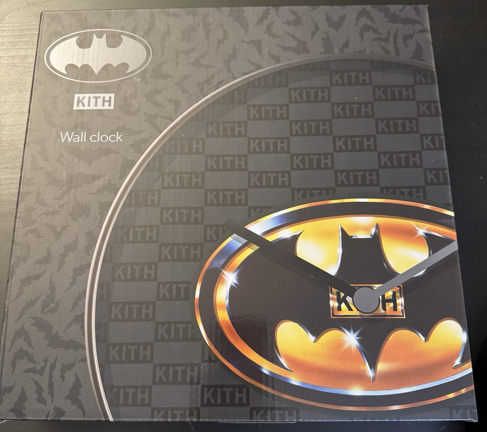 Kith X 1989 Batman Logo Wall Clock