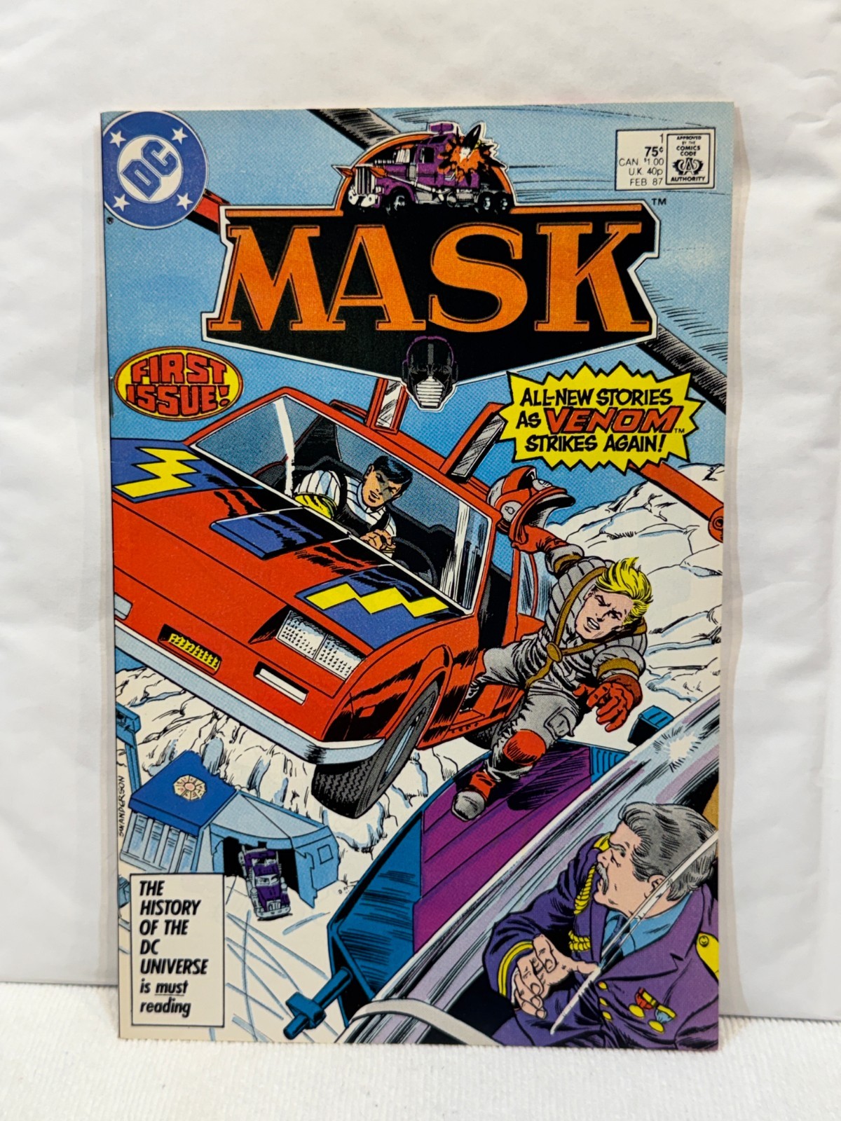 DC Comics M.A.S.K. regular series Issues #1 – #4 1985