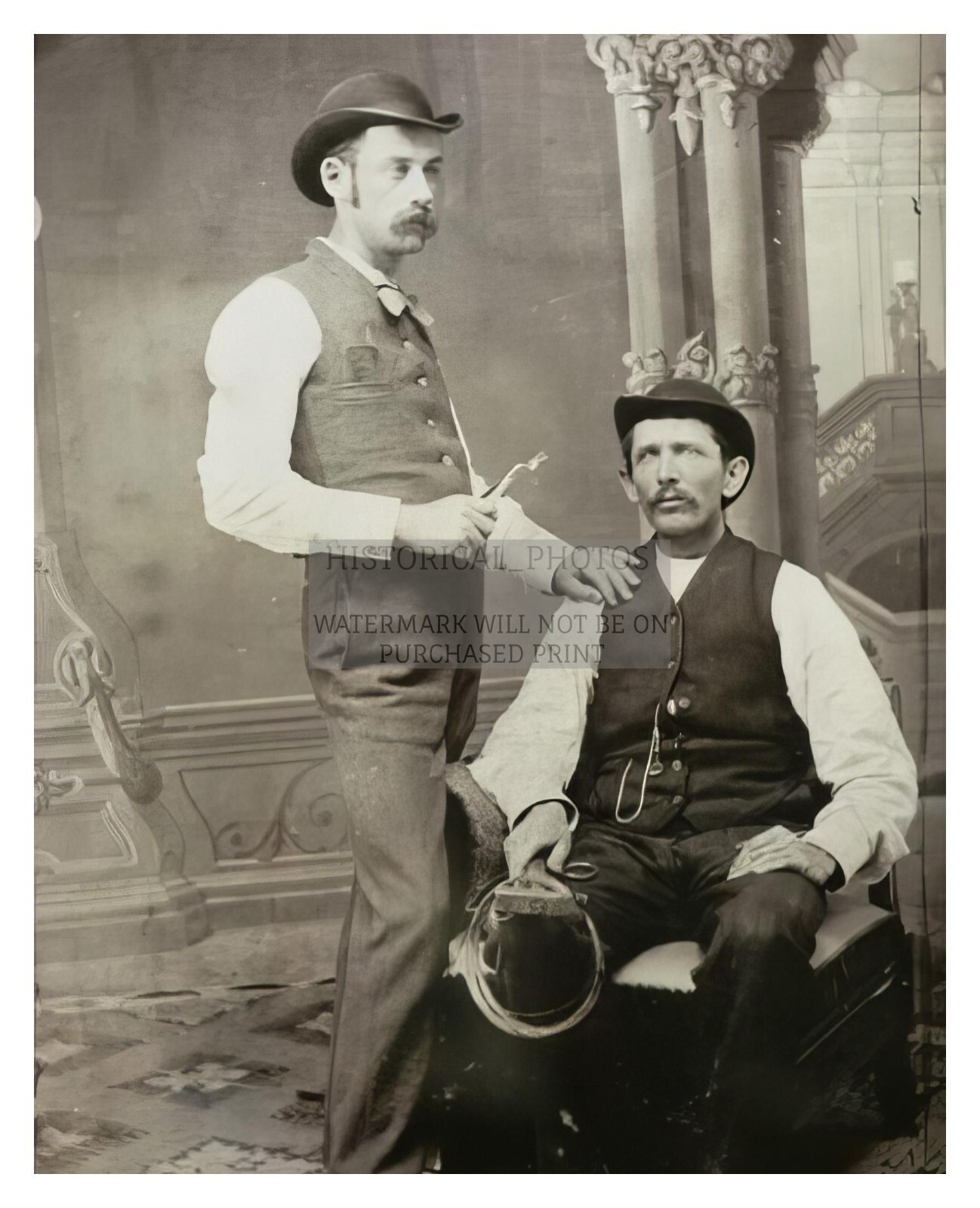 DOC HOLLIDAY DENTIST WILD WEST MARSHALL TOMBSTONE ARIZONA 1872 8X10 PHOTO