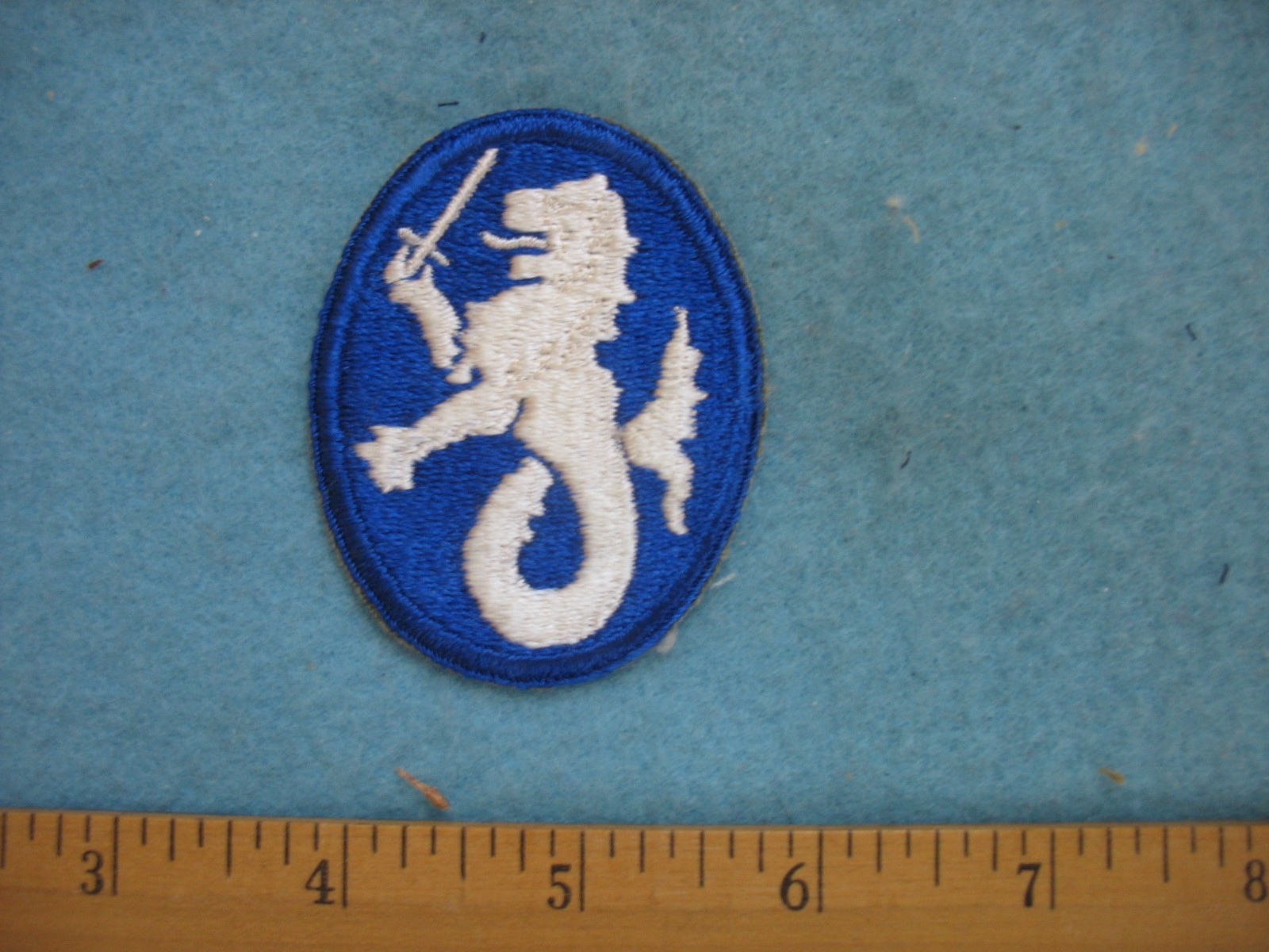 Original unused WWII US Army Philippine Department whiteback patch