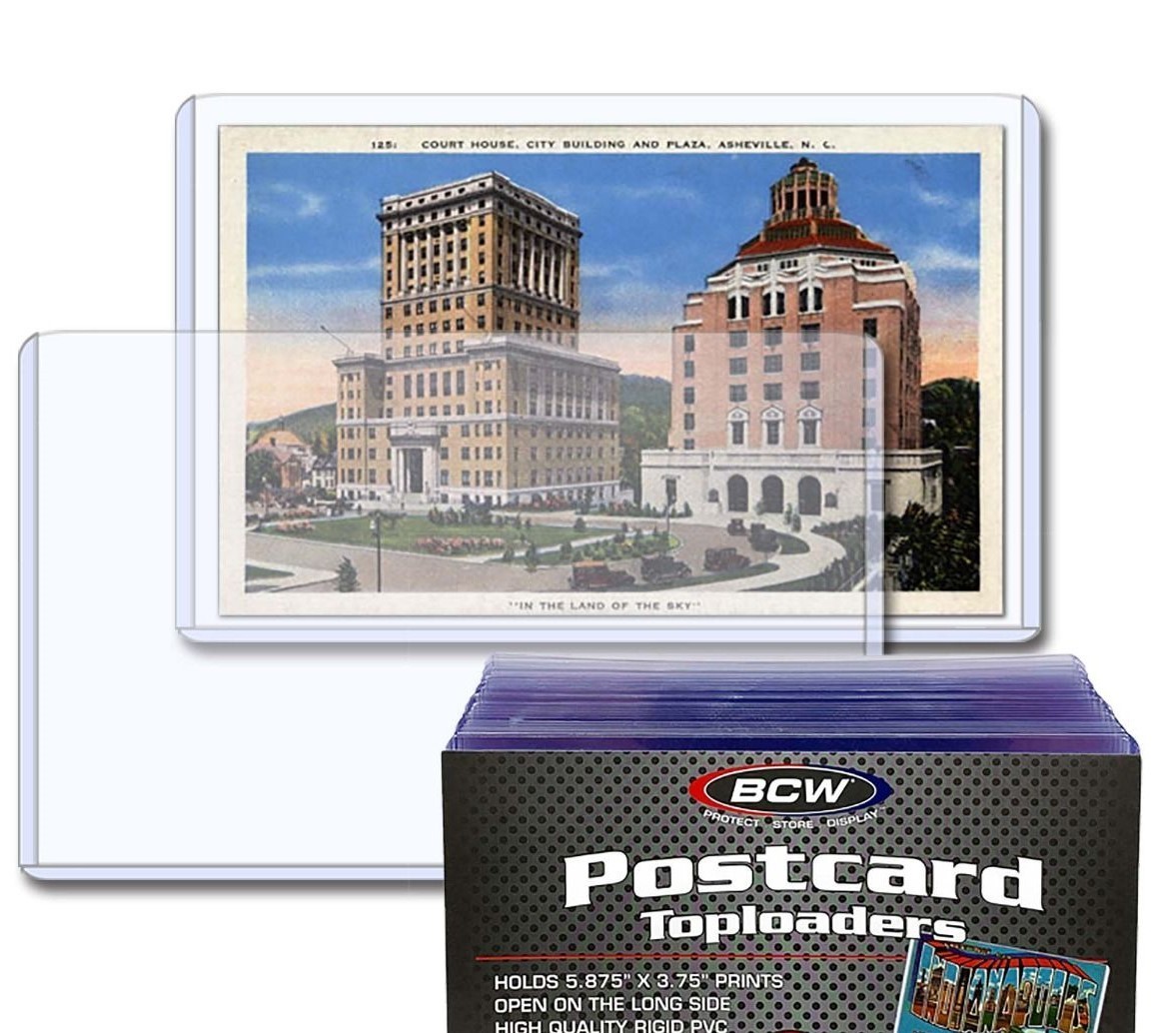 NEW (15 PK) BCW Postcard Toploader & Sleeve- Combo Pack