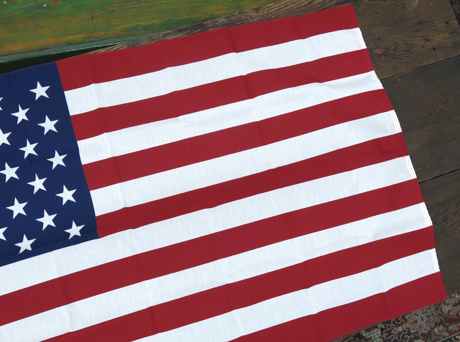 US Flag 3ft x 5ft Polyester/Cotton Made in USA Flag United States of America
