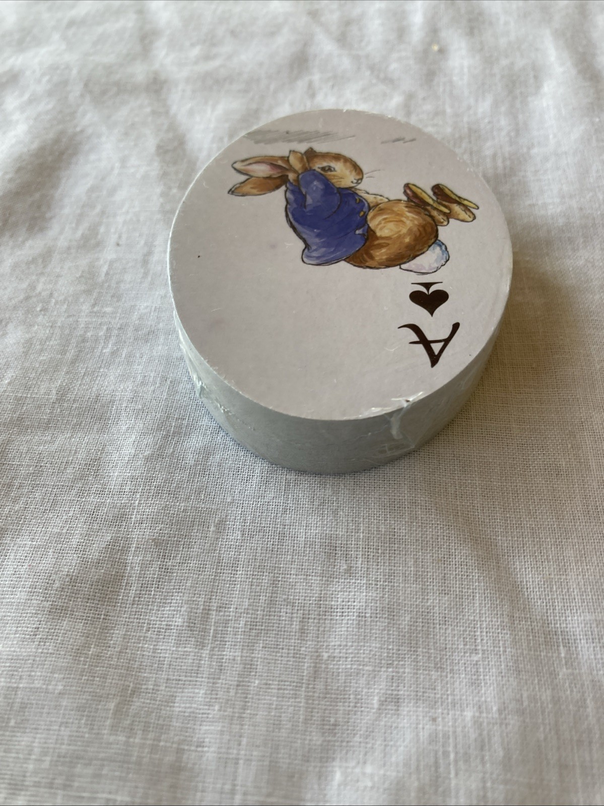 Peter Rabbit Oval Egg Shape Die Cut Playing Cards Sealed Beatrix Potter 2007