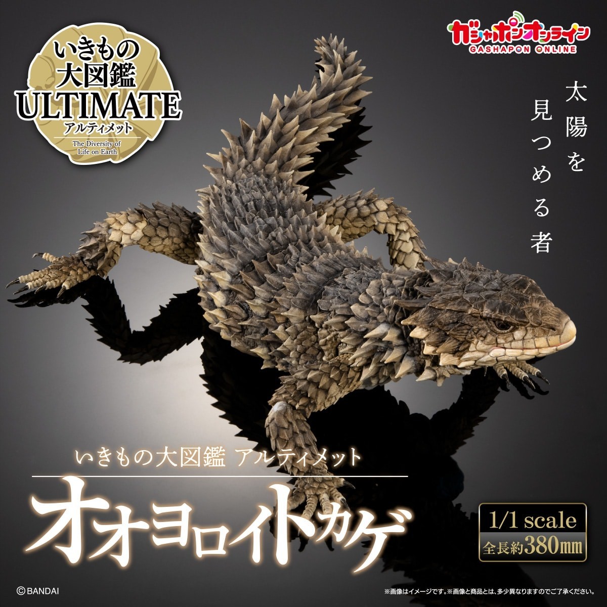 The Diversity of Life on Earth Ultimate Giant Girdled Lizard Figure Bandai