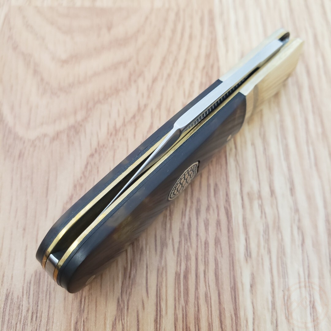Rough Ryder Barlow Folding Knife Stainless Clip Point Blade Synthetic Handle