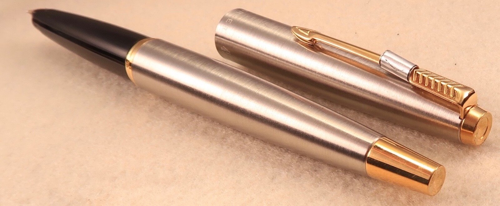 New Old Stock Parker 45 Flighter Fountain Pen, 10k Fine Nib, Made in USA, Unused