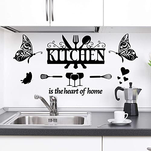 Large Kitchen Wall Decals Dining Room Quotes Wall Stickers The Kitchen is The