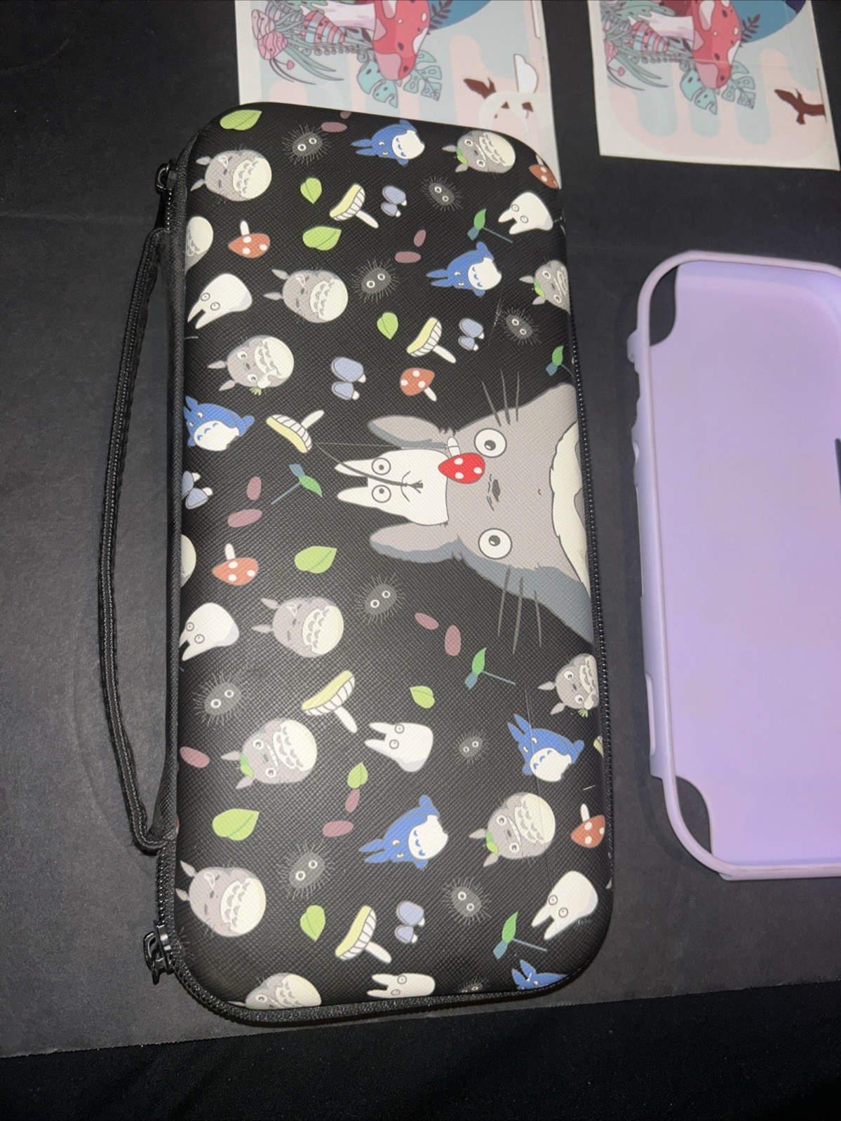 Totoro Nintendo Switch Case, Protective Case &Switch And Sw Lt. Decals Mushroom