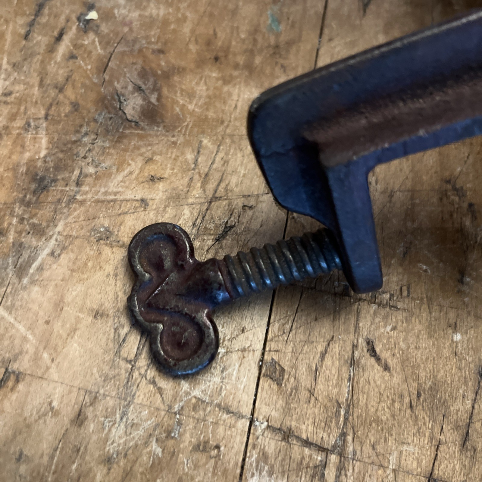 ORIGINAL SINCLAIR SCOTT CO. MECHANICAL APPLE PEELER / BALTIMORE U.S.A. / WORKS!!