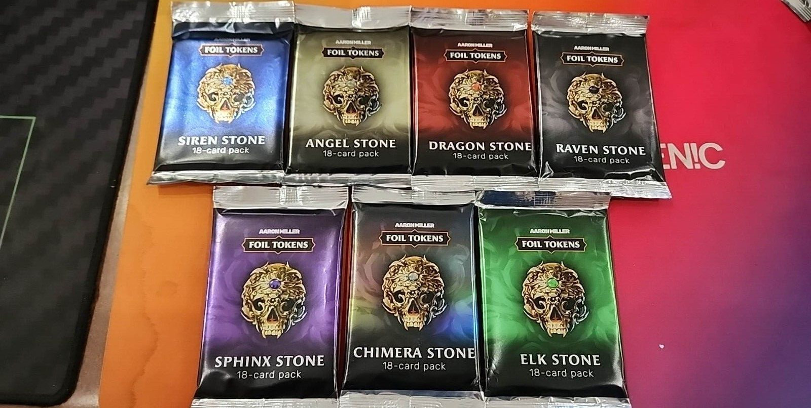 Magic the Gathering Aaron Miller Foil Token Pack set of 7