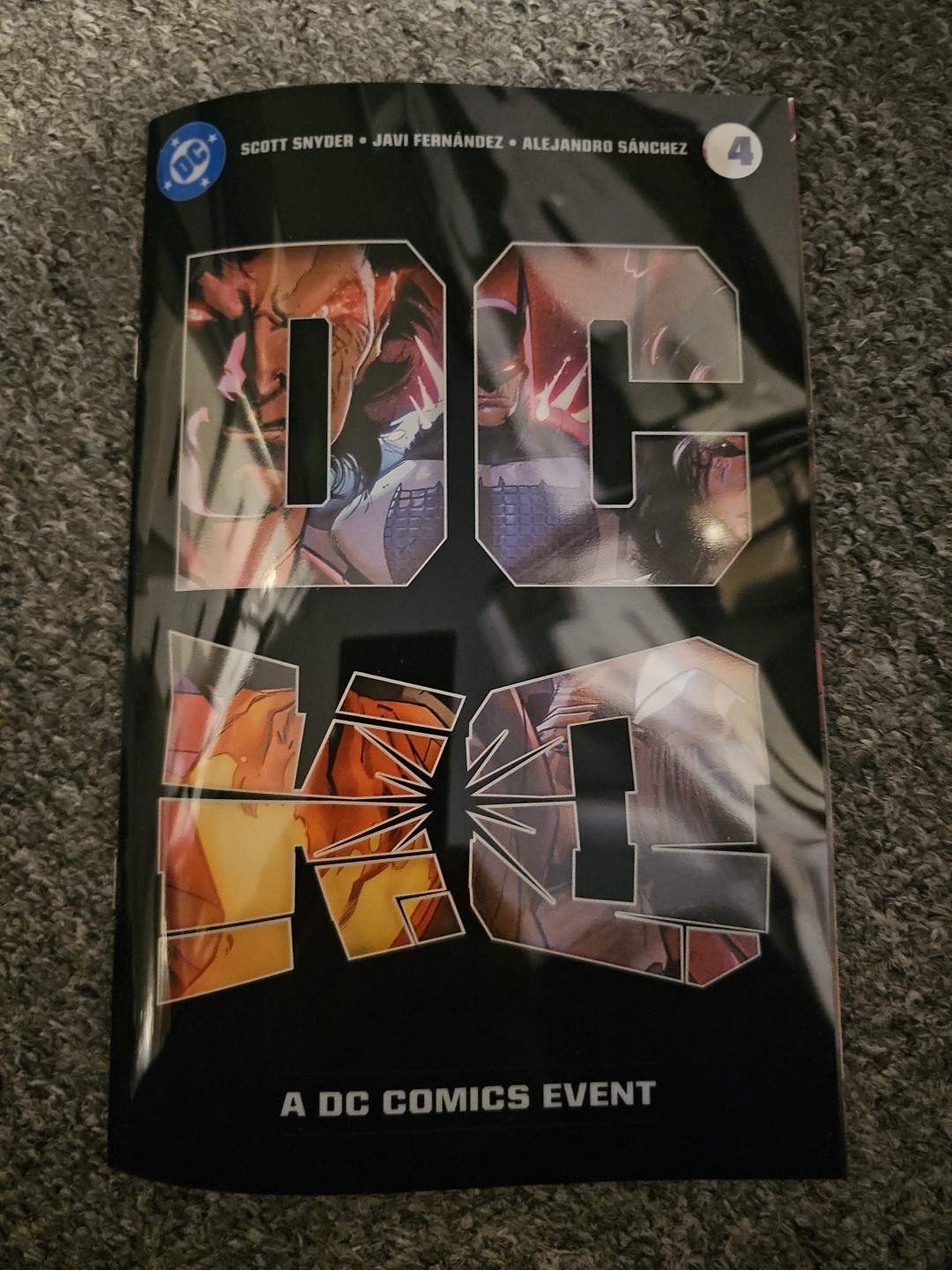 DC KO #4 (Of 5) Javier Fernandez Acetate Cover DC COMICS 2025 NM