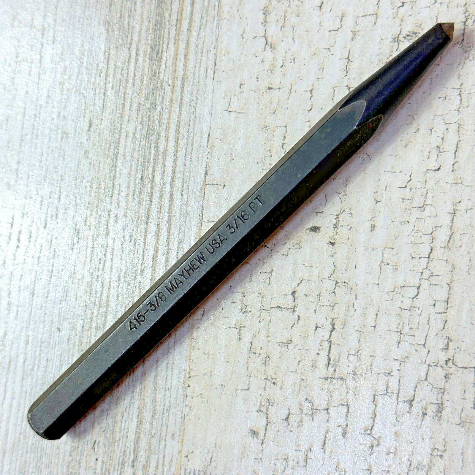 415 – 3/8 MAYHEW USA 3/16 PT Center Punch New Old Stock