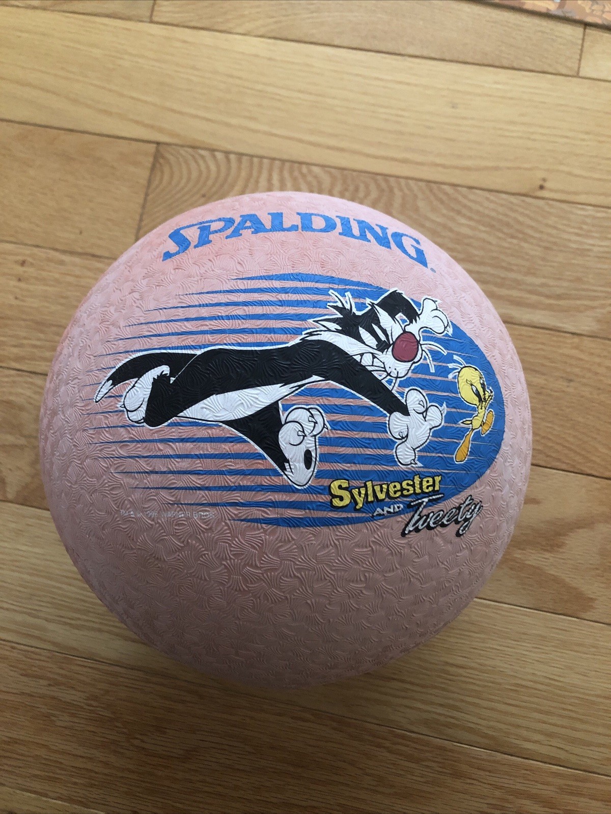 Vintage 1996 Spalding Sylvester and Tweety Dodgeball Rubber Ball Faded