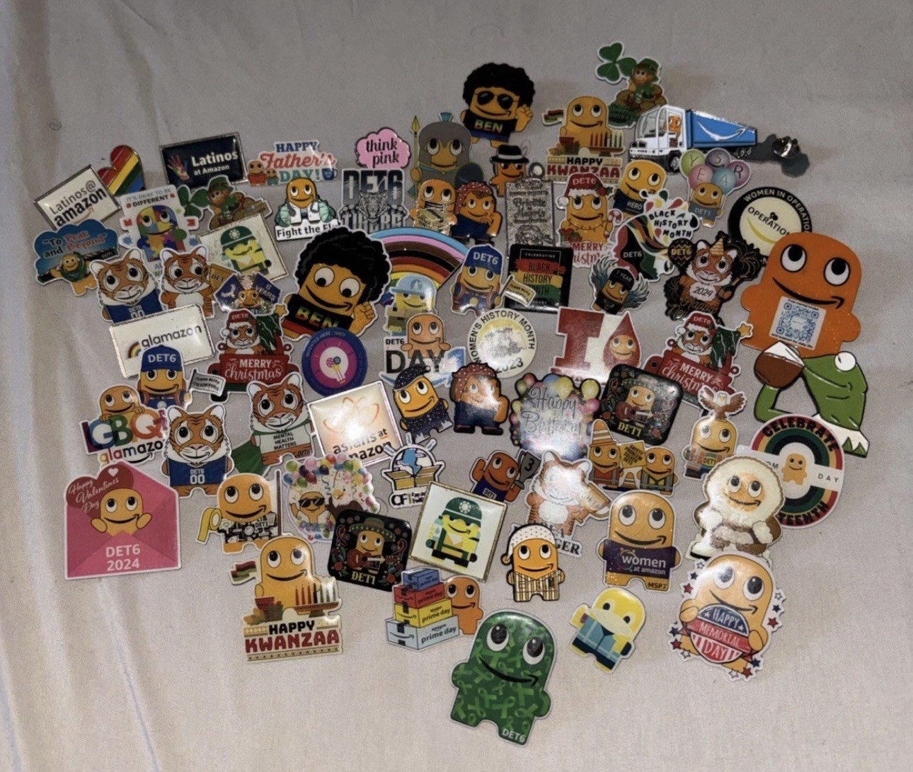 Amazon Peccy Pin Lot – 15 Pieces – No Duplicates – Some are Rare
