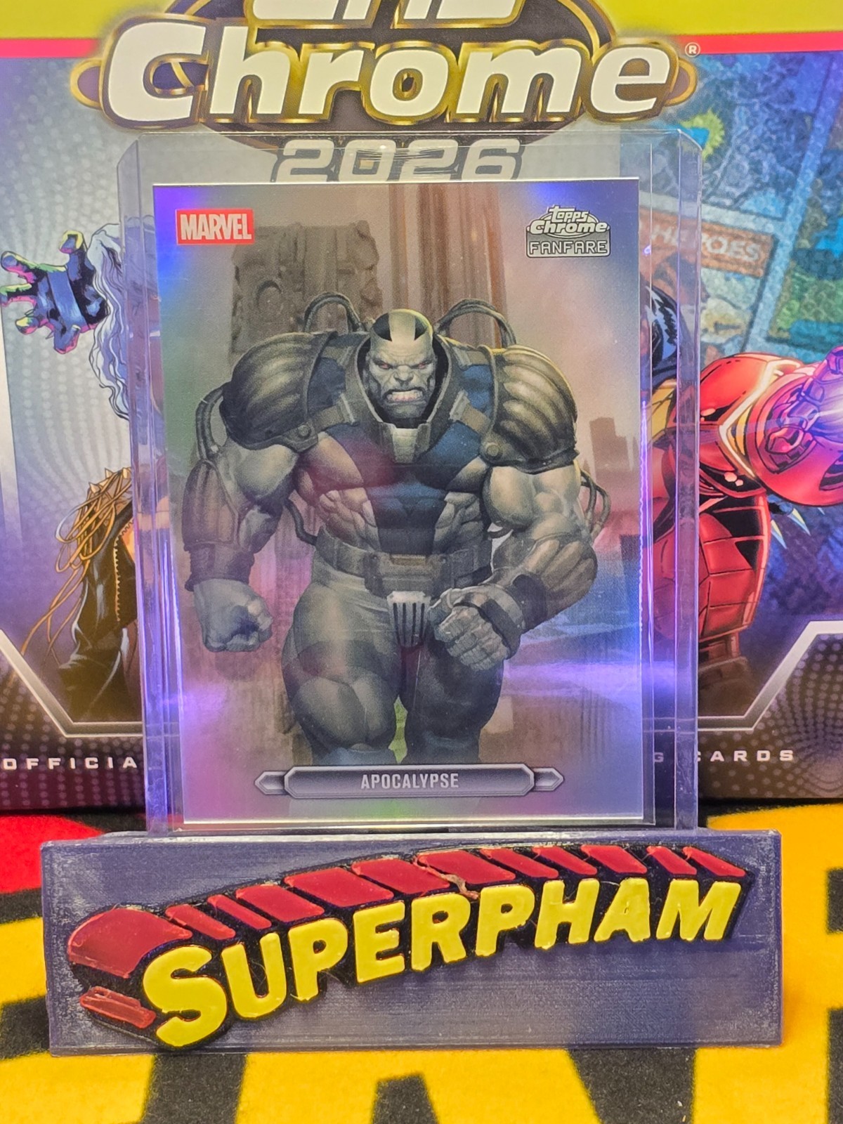 2026 Topps Chrome Marvel Fanfare Insert