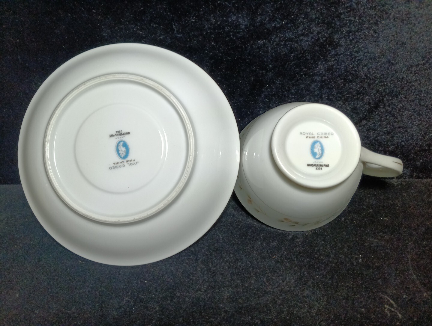Royal Cameo Whispering Pine Cup & Saucer Set of 6