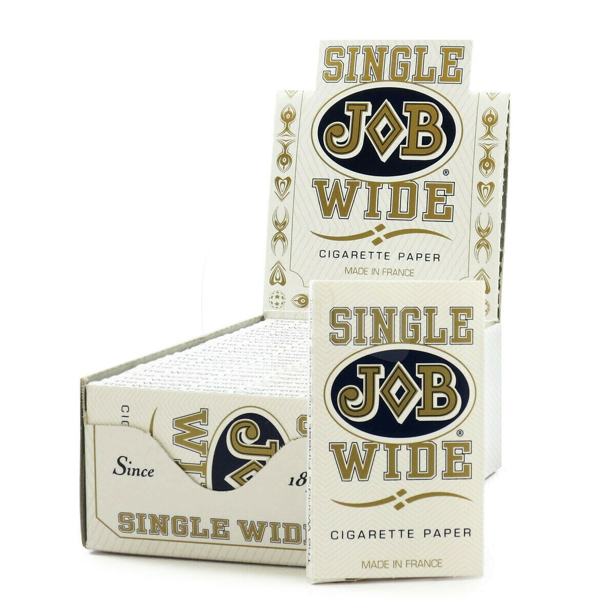 24 x JOB Cigarette Rolling Papers “Single Wide” – Free Same Day Express Shipping