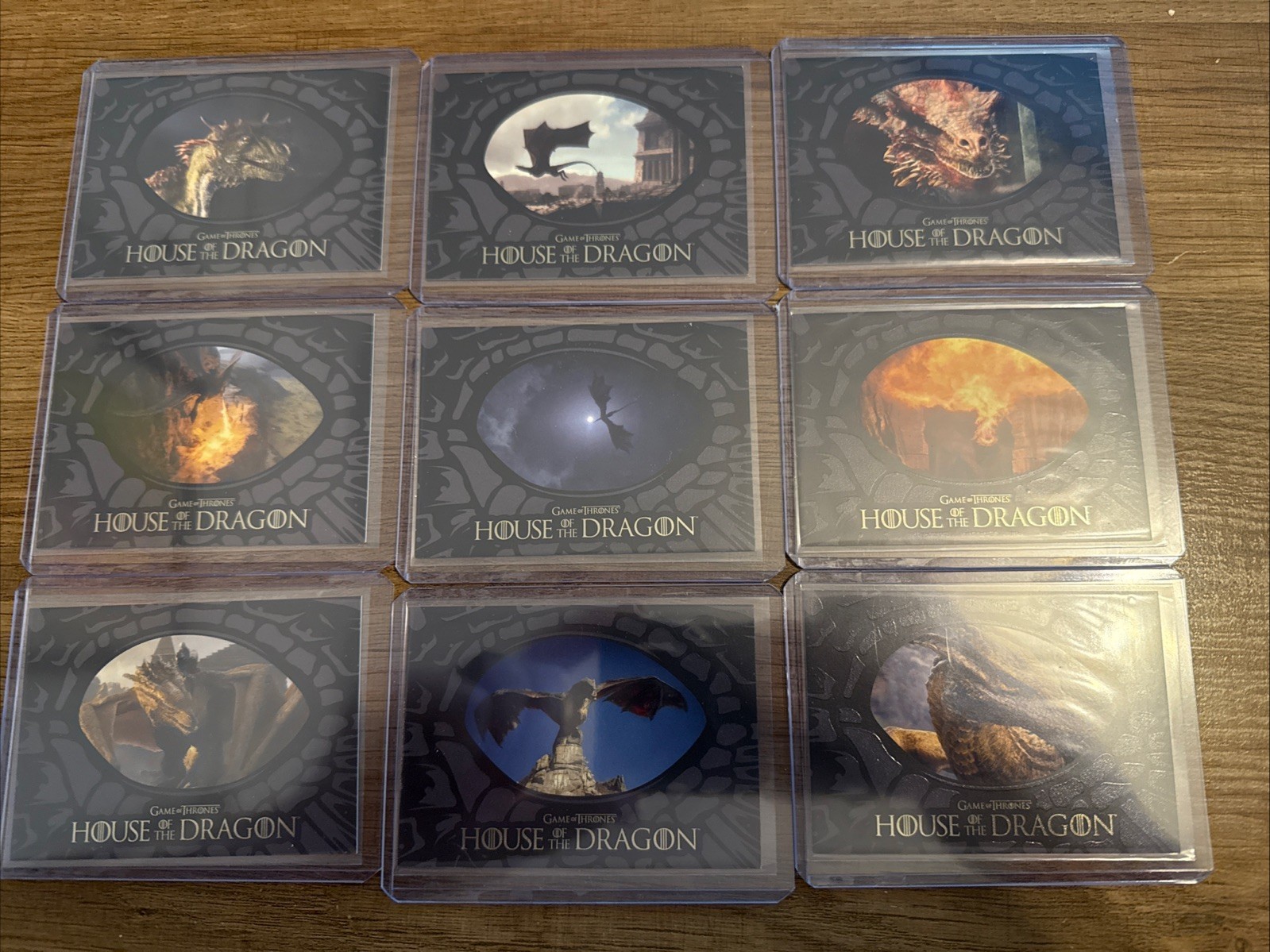 2024 House of the Dragon Season 1 The Dragons Chase Card Set D1-D9