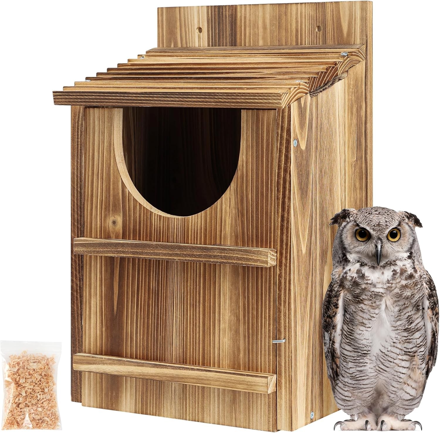 Large Barred Owl Nesting Box Outdoor Waterproof