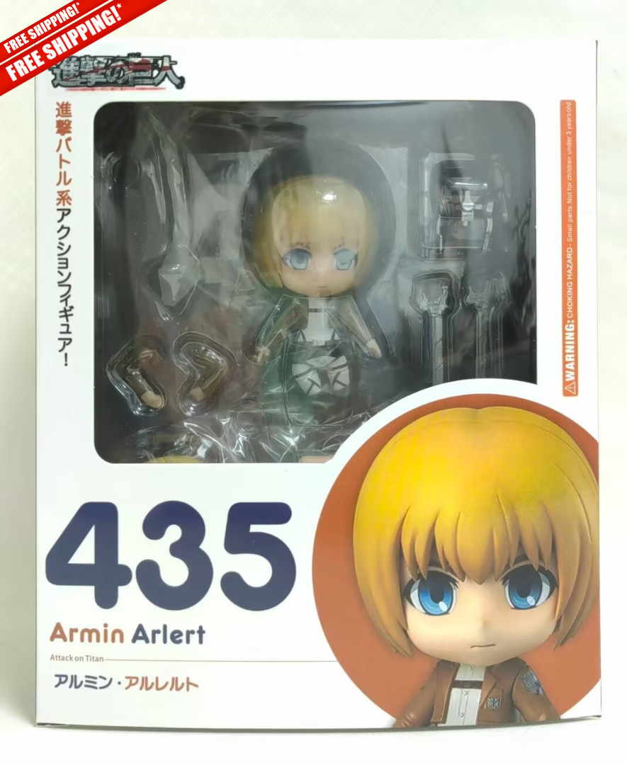 Attack on Titan Armin Arlert Nendoroid 435 PVC Action Figure Toy With Box
