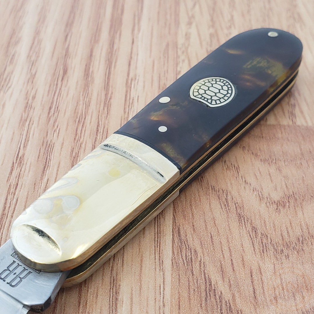 Rough Ryder Barlow Folding Knife Stainless Clip Point Blade Synthetic Handle