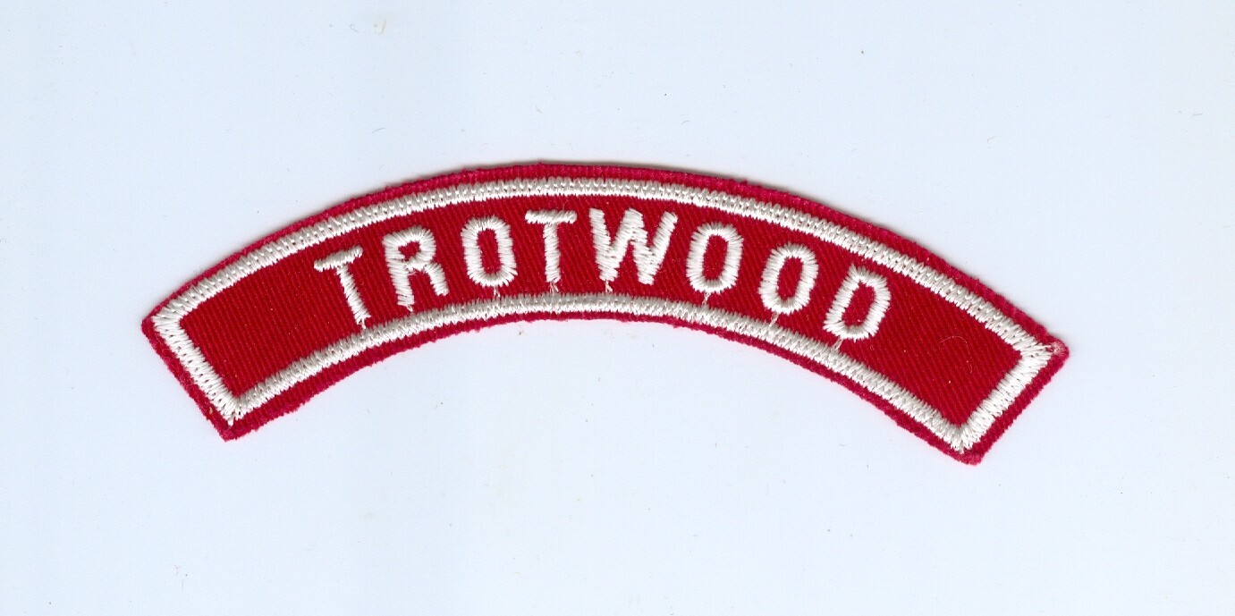 BSA Red & White Trotwood community strip