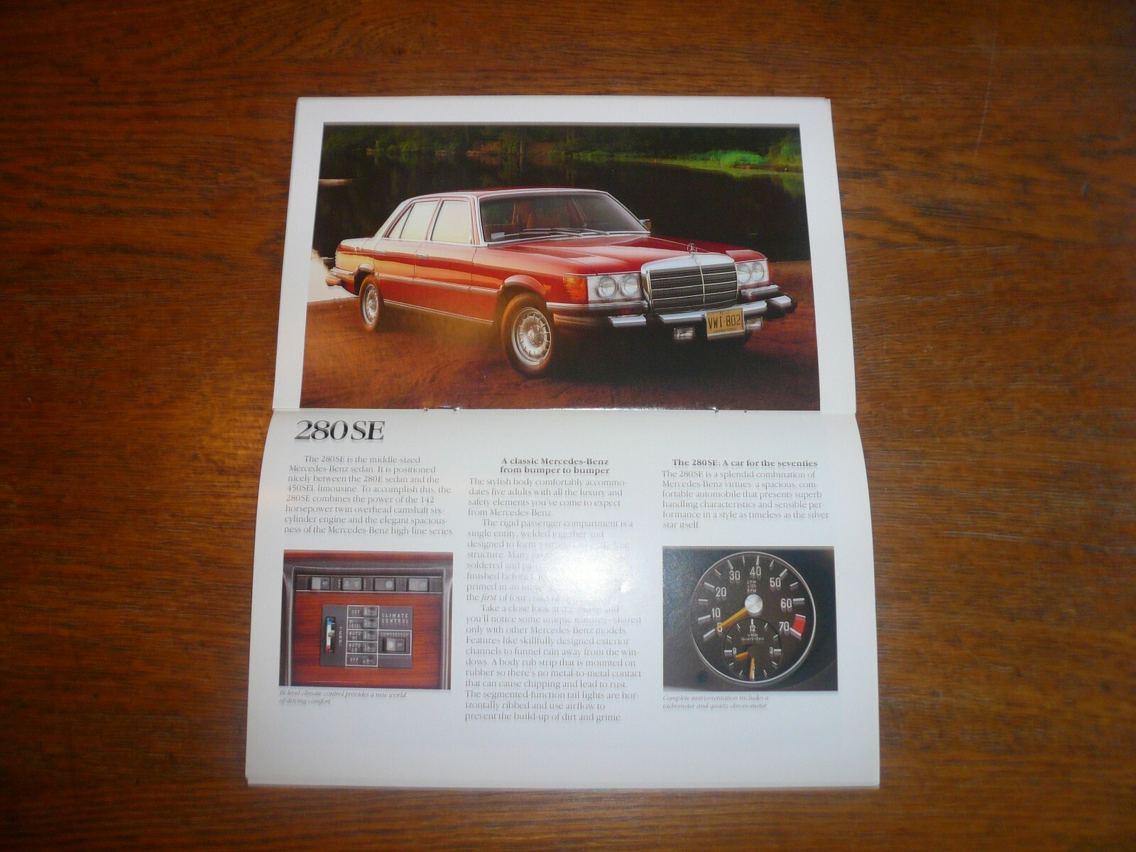 1978 Mercedes-Benz 240 D 300 D 300 CD 280 E 280 CE Sales Brochure – Vintage
