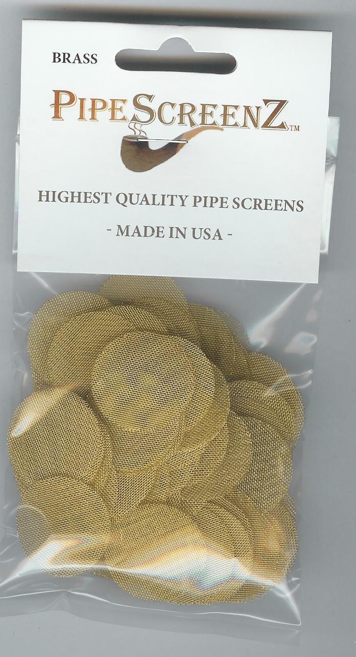(Inch) 100+ Count BRASS Pipe Screens 1.00″ (25.4 mm) Made in USA! A+ 60 mesh