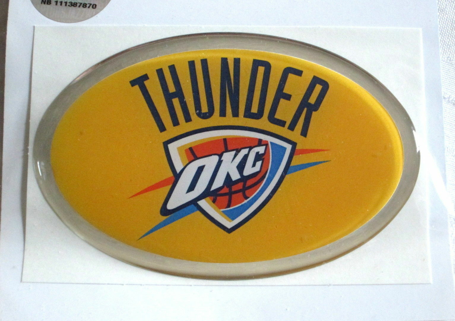 OKLAHOMA CITY THUNDER 3-D COLOR AUTO CAR EMBLEM #12 – NEW
