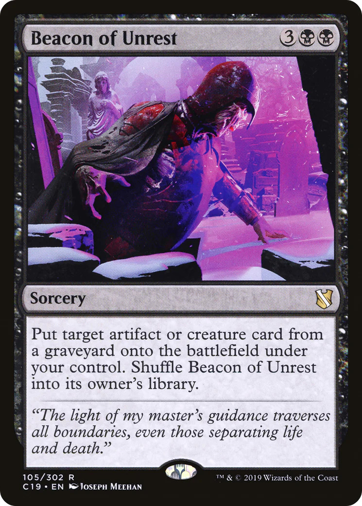Beacon of Unrest [Commander 2019] Magic MTG
