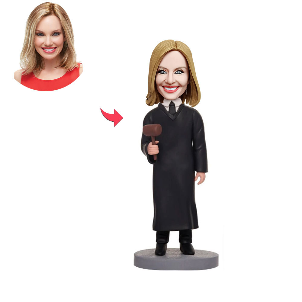 Customized Female Lawyer Figurine Based On Your Photos As A Fun Gift For Friends