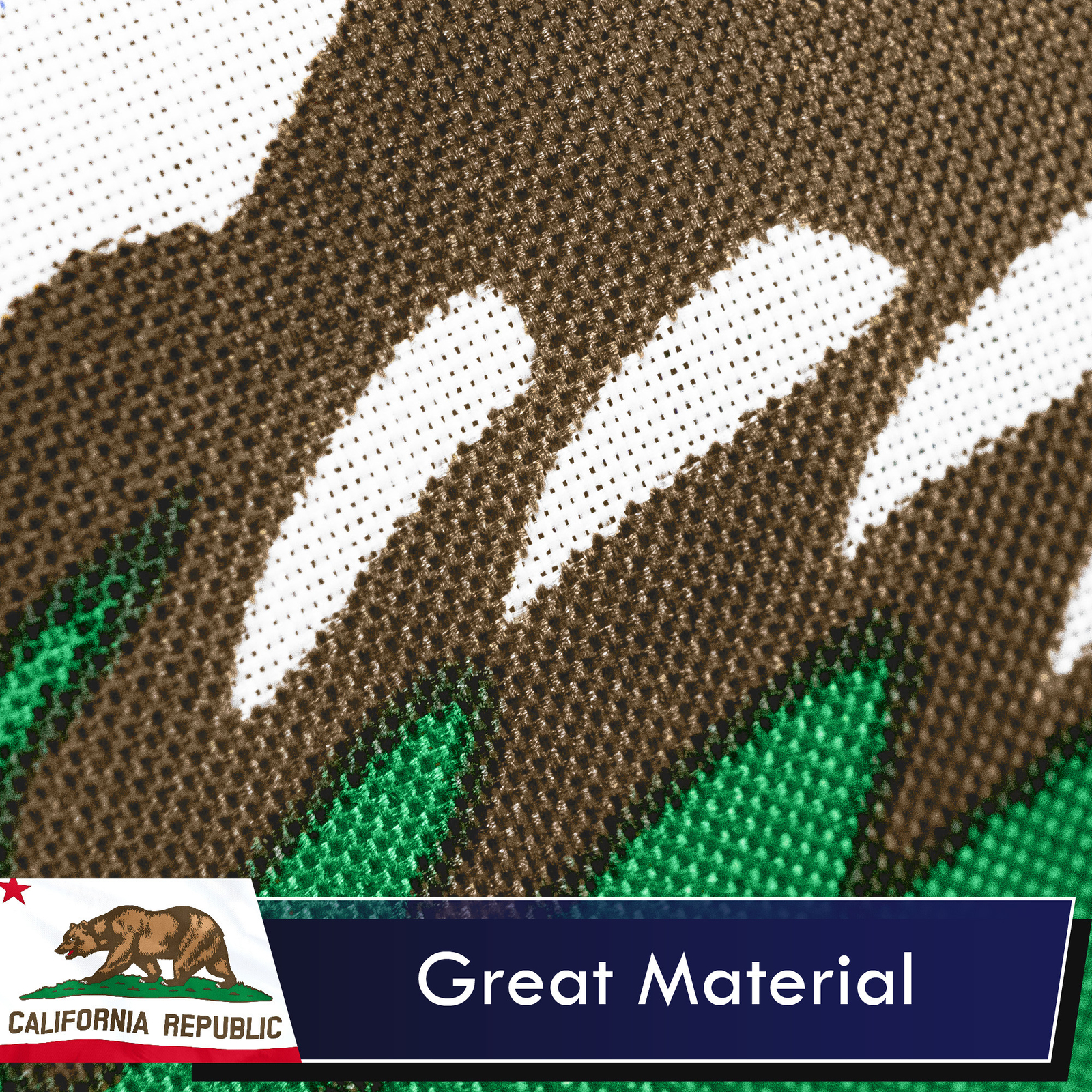 3’x5’ Polyester CALIFORNIA STATE FLAG CA USA Bear Republic Outdoor Banner