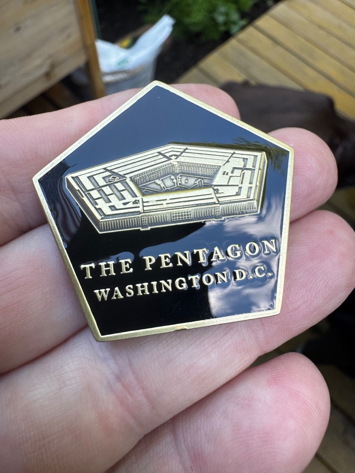The Pentagon Department of Defense and Department of the Army Challenge coin