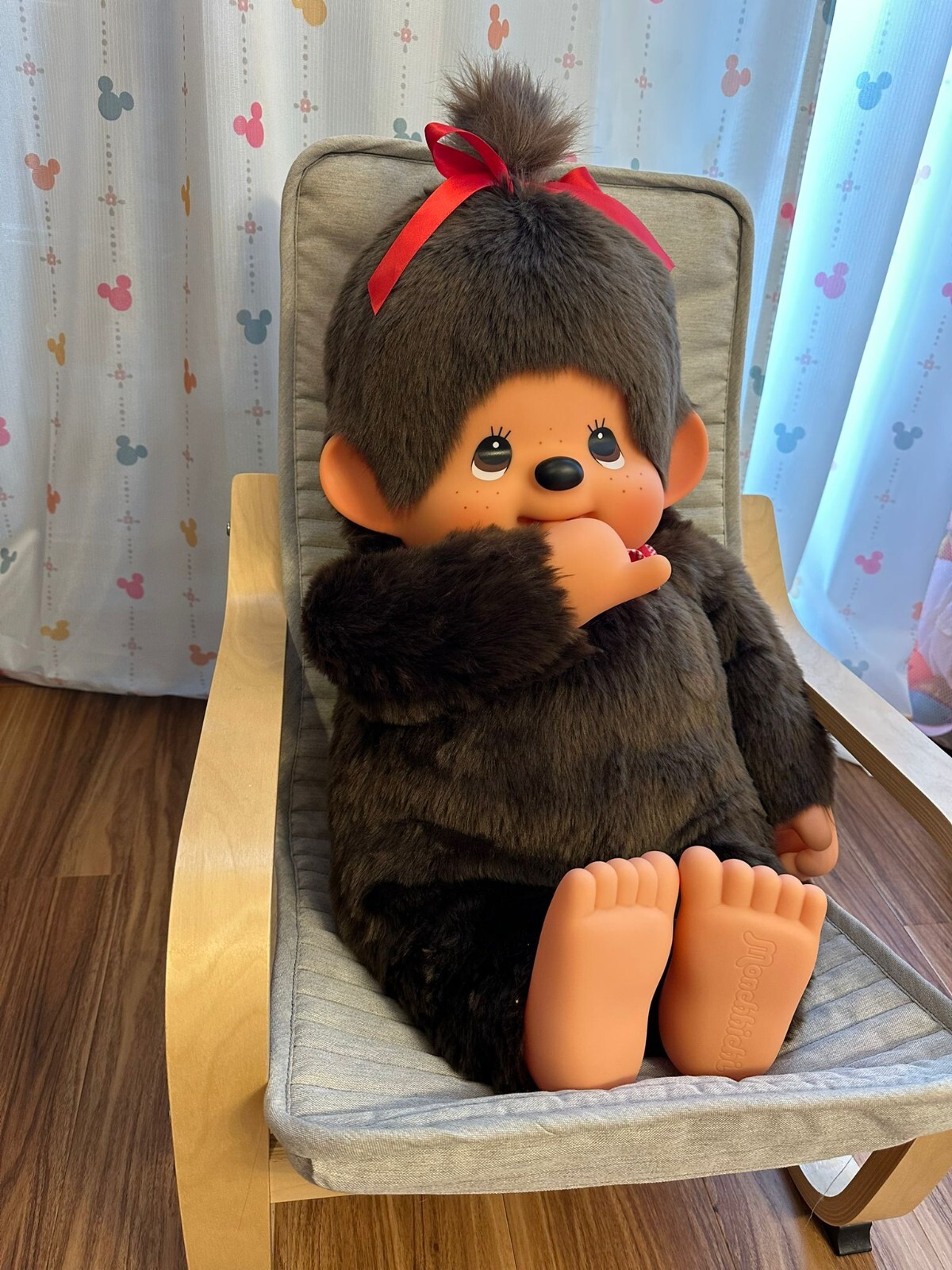 Sekiguchi Monchhichi Premium Standard 2L Size Brown Girl