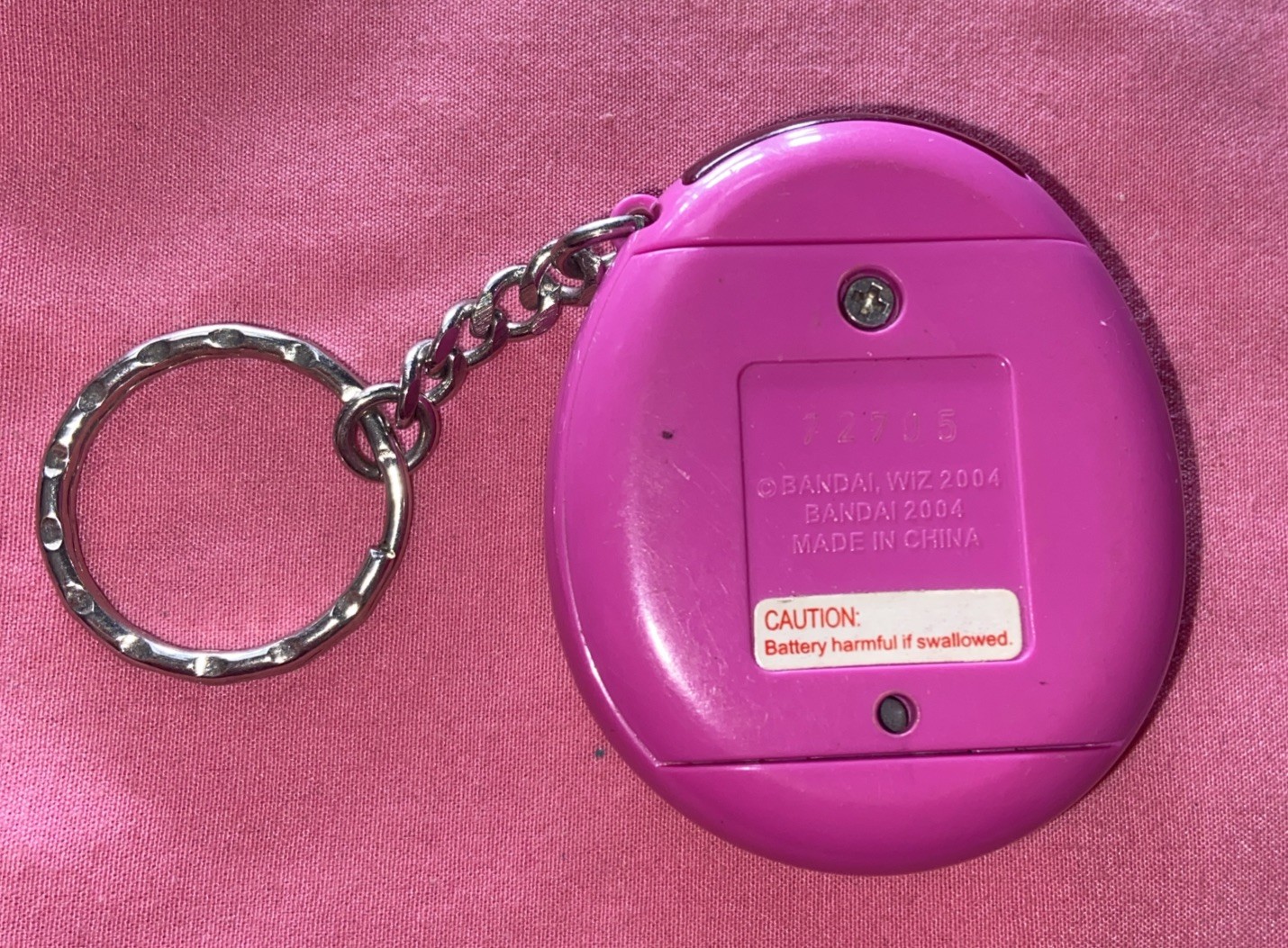 TAMAGOTCHI CONNECTION Untested Needs Battery Hot Pink Hibiscus Flowers CLEAN