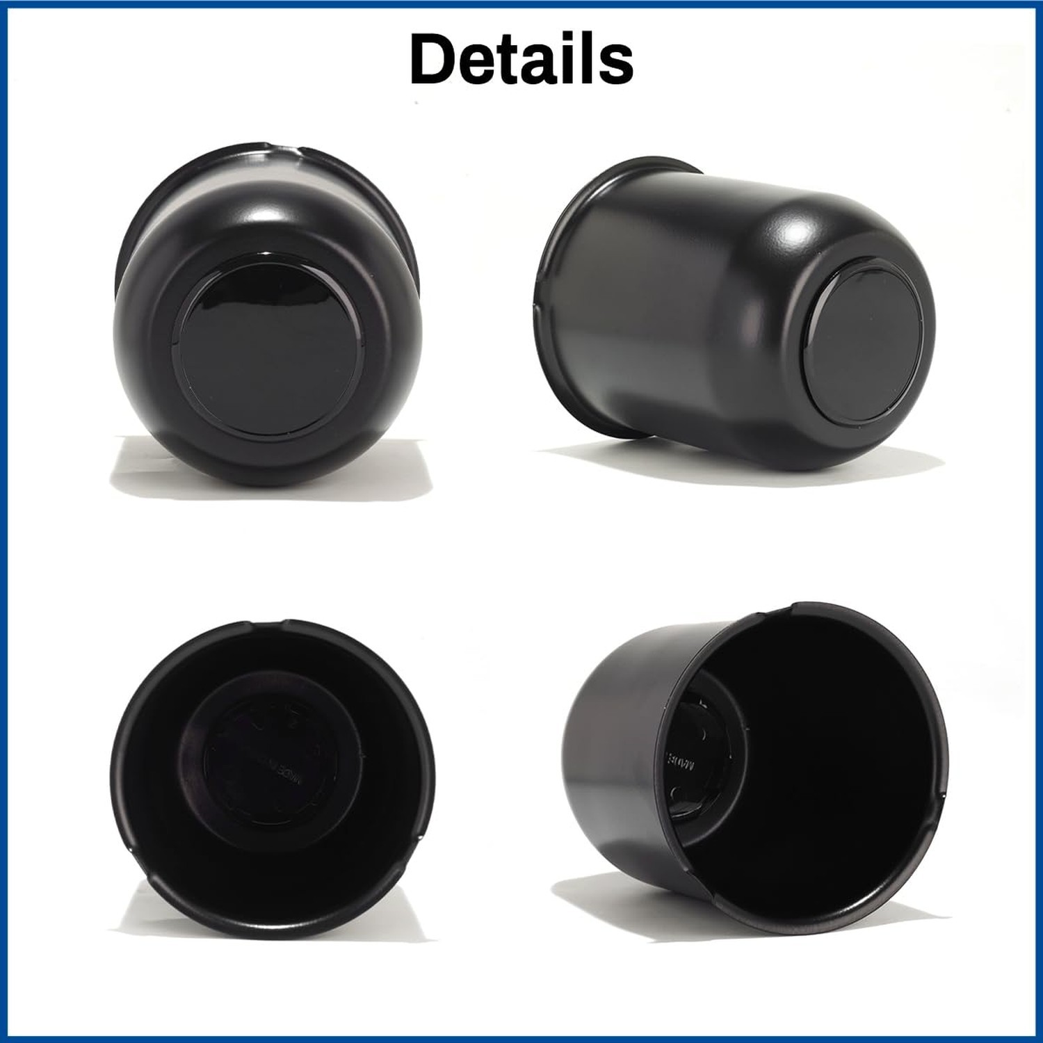 4Pcs 3-3/4 in Trailer Wheel Center Caps 3-3/4″ Center Bore Truck Trailer RV S…