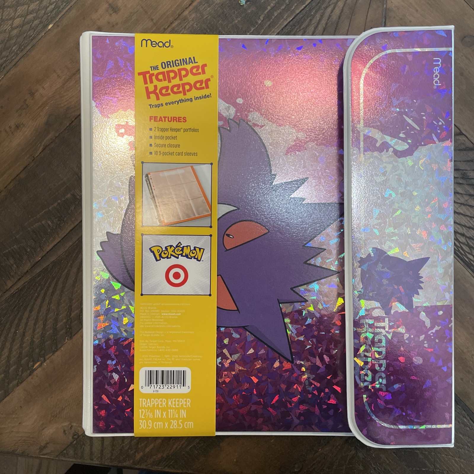 2026 Pokémon x Target | Trapper Keeper | Mead | Gengar Binder