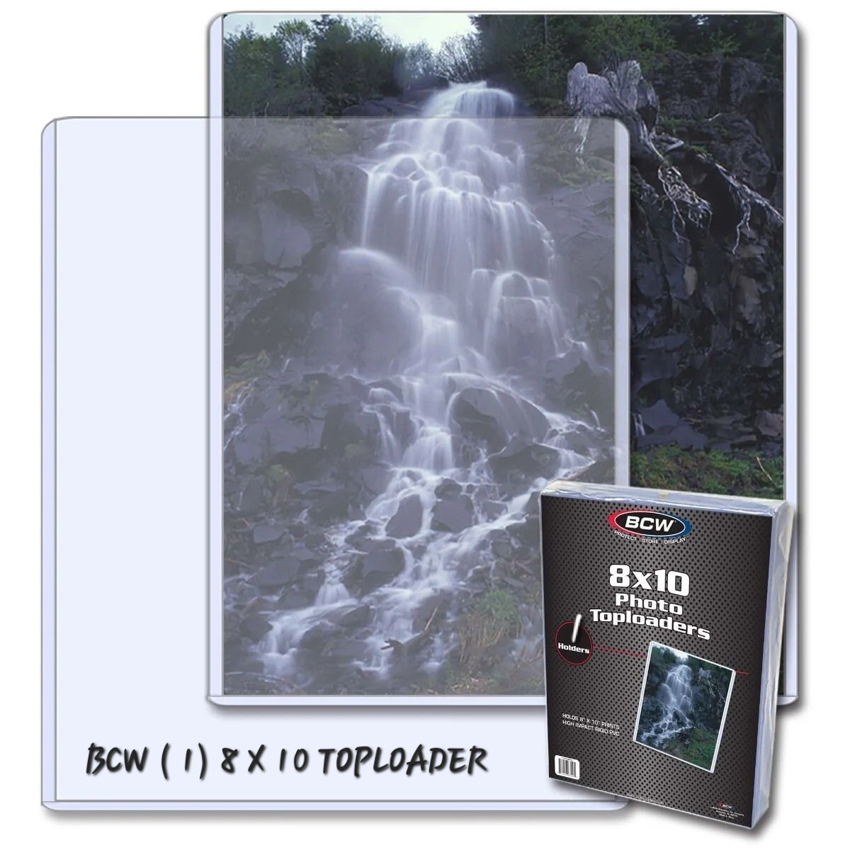 (1) BCW 8×10 Toploader Top Loader for Photos -Documents- Prints – NEW
