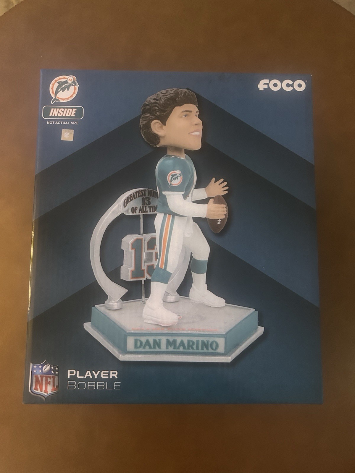 Dan Marino Miami Dolphins HOF Bobblehead FOCO Greatest 13 Ever Miami Dolphins