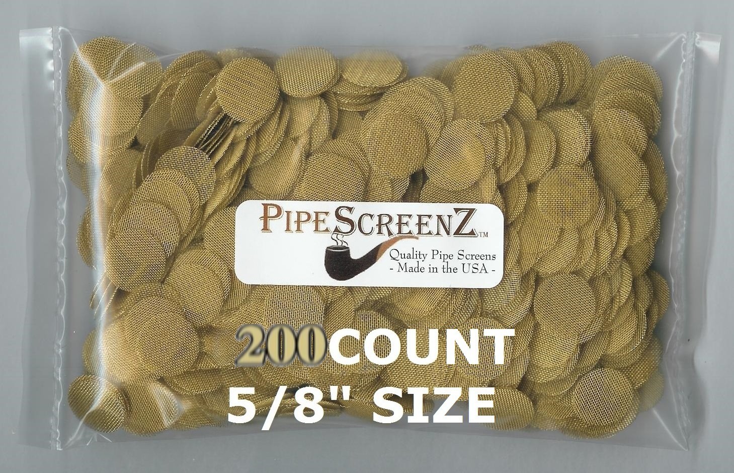 200 PS 5/8 Inch 0.625 Inch 15.833mm Highest Quality Brass Pipe Screen US
