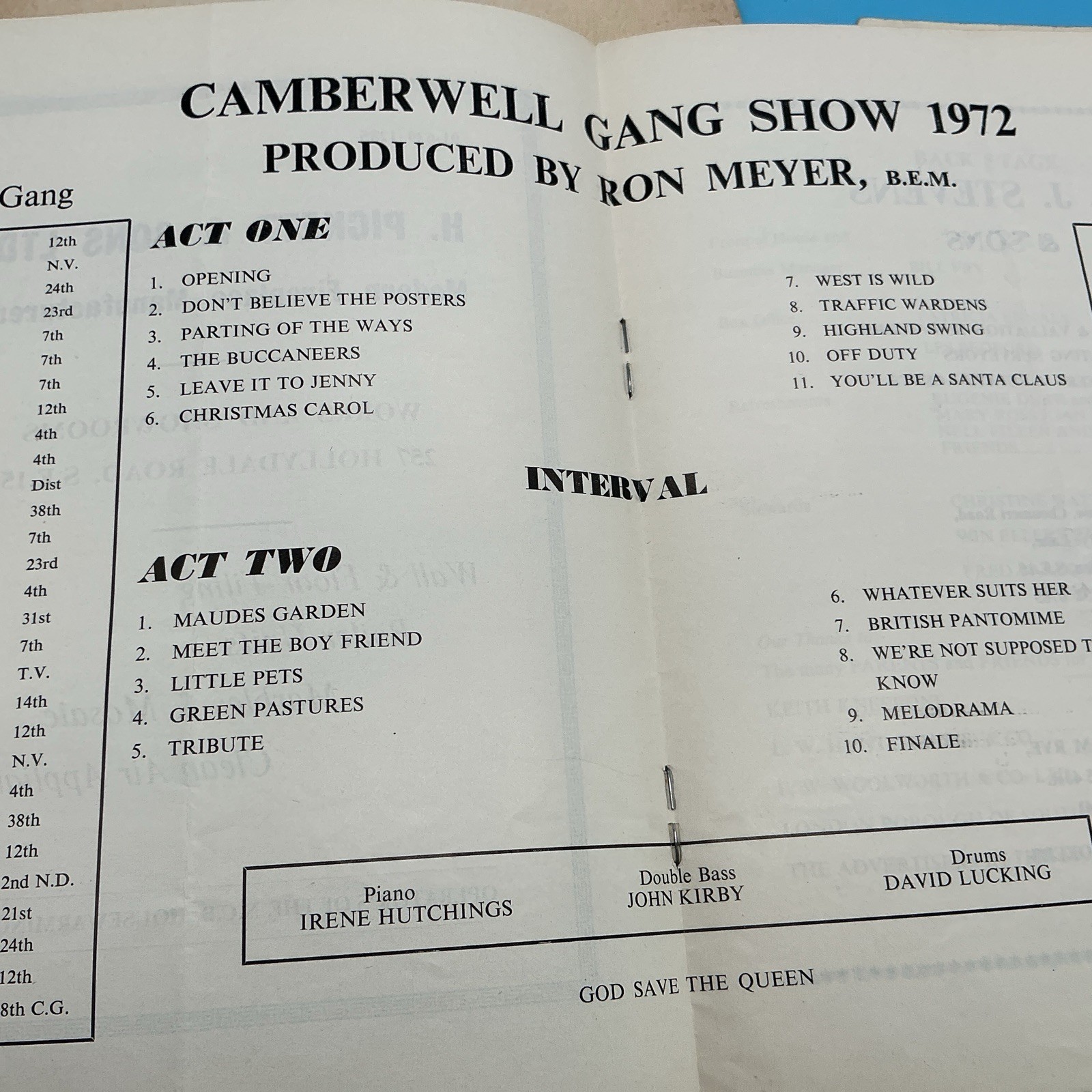 Camberwell Scouts Gang Show Programmes 7 From The 1970s