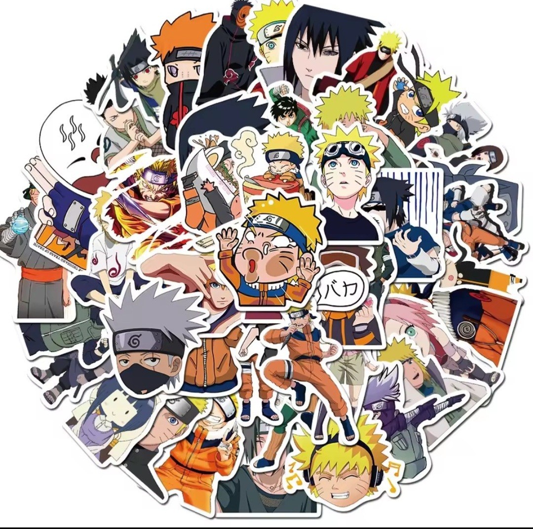 20 Pcs Random Naruto Stickers