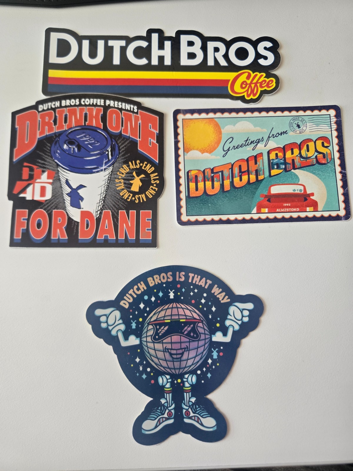 Dutch Bros Stickers – Lot of 4