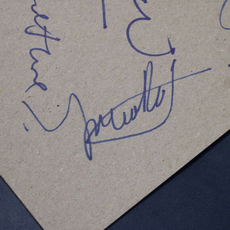 Yes Signed Page Jon Anderson/Chris Squire/Alan White +6 Autograph JSA ZJ21870