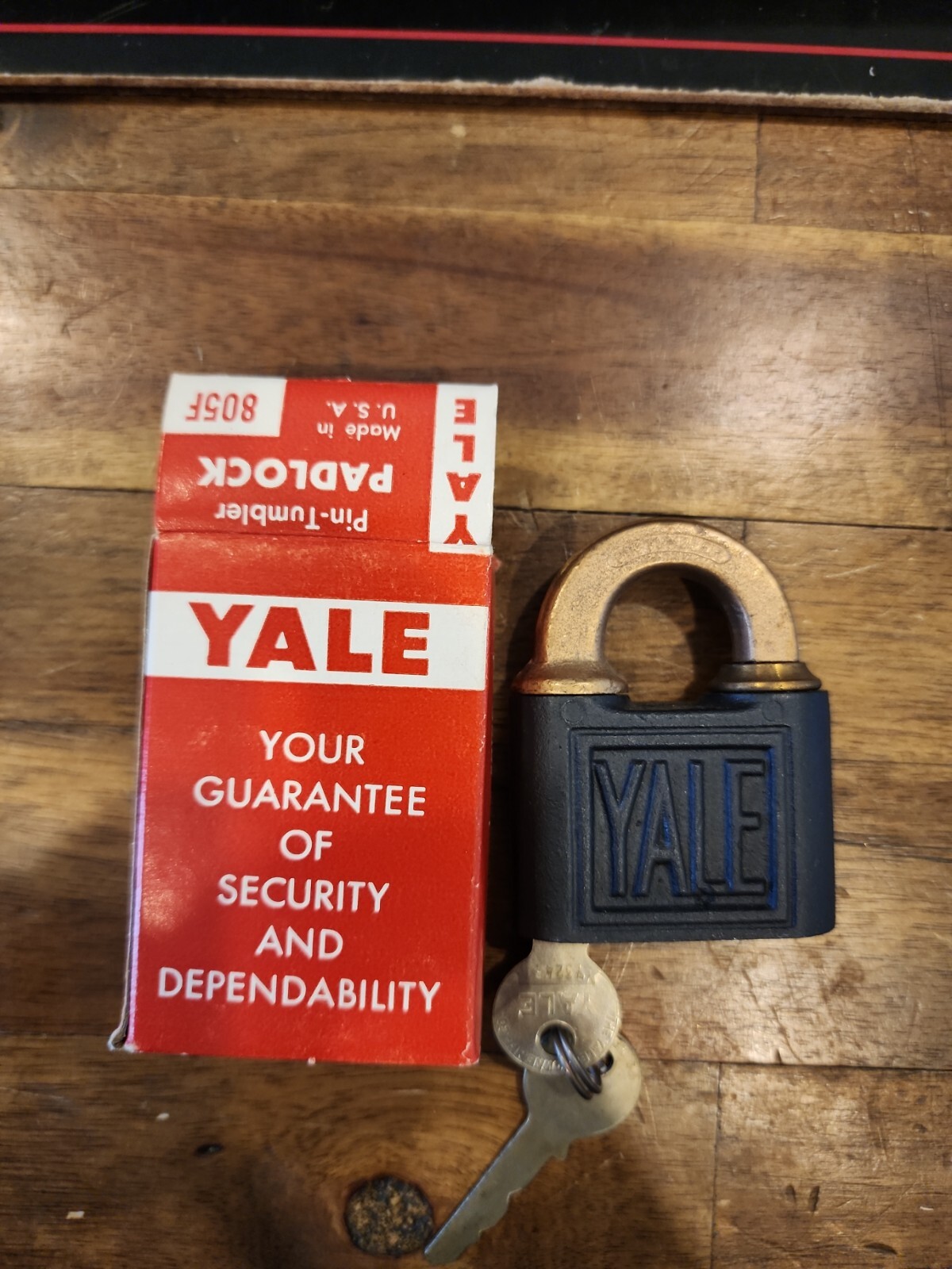 NEW IN BOX! – Vintage Yale & Towne Pin Tumbler Lock w/ Keys – Model 805F