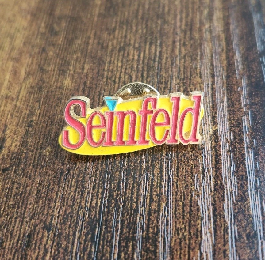 Seinfeld Pin Logo Jerry Seinfeld TV Show Pin Enamel
