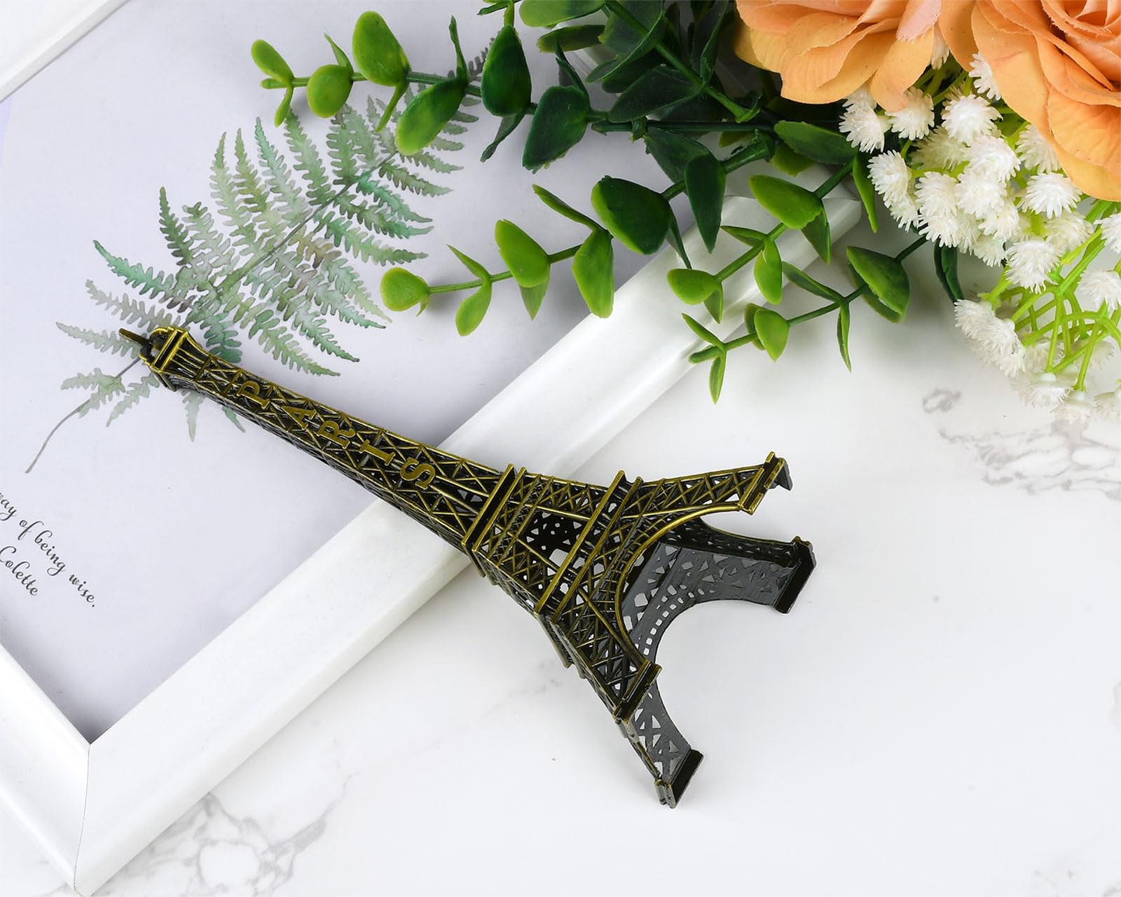 DS. DISTINCTIVE STYLE Eiffel Tower Model Eiffel Tower Metallic Statue Eiffel Tow